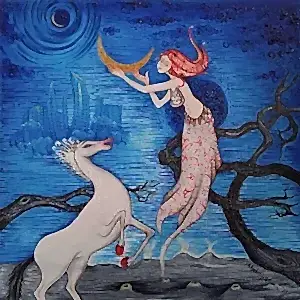 ZEKİYE AKALIN tarafından 2021 yılında 25x25 cm ölçülerinde Tuval üzeri yağlı boya tekniği ile yapılmıştır.