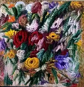 AHMET YEŞİL tarafından 2021 yılında 25x25 cm ölçülerinde Tuval üzeri yağlı boya tekniği ile yapılmıştır.