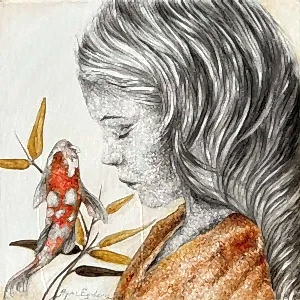 ILGIN ERDEM tarafından 2023 yılında 25x25 cm ölçülerinde Tuval üzeri yağlı boya tekniği ile yapılmıştır.