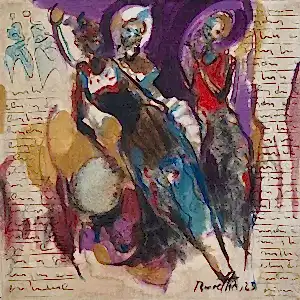 NURETTİN AKKAYA tarafından 2023 yılında 25x25 cm ölçülerinde Tuval üzeri yağlı boya tekniği ile yapılmıştır.