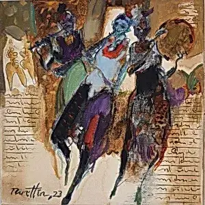 NURETTİN AKKAYA tarafından 2023 yılında 25x25 cm ölçülerinde Tuval üzeri yağlı boya tekniği ile yapılmıştır.