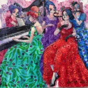 DERYA YILDIZ tarafından 2023 yılında 25x25 cm ölçülerinde Tuval üzeri yağlı boya tekniği ile yapılmıştır.