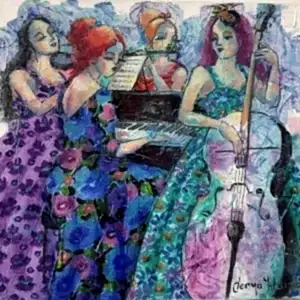 DERYA YILDIZ tarafından 2023 yılında 25x25 cm ölçülerinde Tuval üzeri yağlı boya tekniği ile yapılmıştır.