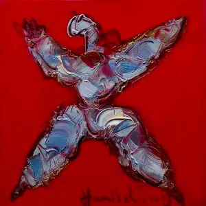 ALİ HERİSCHİ tarafından 2023 yılında 25x25 cm ölçülerinde Tuval üzeri yağlı boya tekniği ile yapılmıştır.