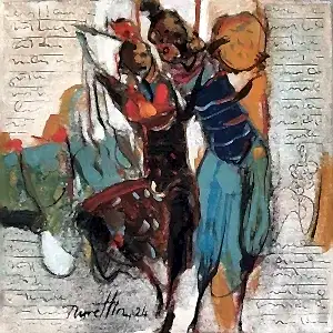 NURETTİN AKKAYA tarafından 2024 yılında 25x25 cm ölçülerinde Tuval üzeri yağlı boya tekniği ile yapılmıştır.