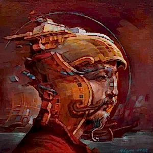 ADEM BAŞPINAR tarafından 2022 yılında 25x25 cm ölçülerinde Tuval üzeri akrilik boya tekniği ile yapılmıştır.