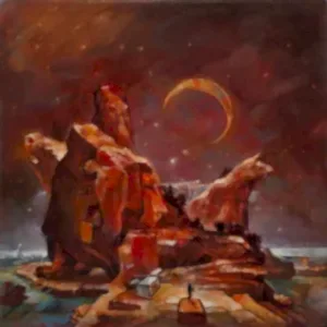 ADEM BAŞPINAR tarafından 2022 yılında 25x25 cm ölçülerinde Tuval üzeri akrilik boya tekniği ile yapılmıştır.