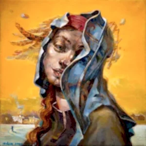 ADEM BAŞPINAR tarafından 2022 yılında 25x25 cm ölçülerinde Tuval üzeri akrilik boya tekniği ile yapılmıştır.