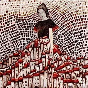 BİNNUR YÜCEBAŞ RUOCCO tarafından 2022 yılında 25x25 cm ölçülerinde Tuval üzeri yağlı boya tekniği ile yapılmıştır.