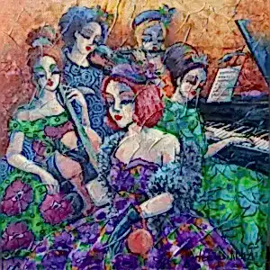 DERYA YILDIZ tarafından 2022 yılında 25x25 cm ölçülerinde Tuval üzeri yağlı boya tekniği ile yapılmıştır.