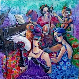 DERYA YILDIZ tarafından 2022 yılında 25x25 cm ölçülerinde Tuval üzeri yağlı boya tekniği ile yapılmıştır.