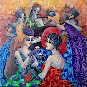 DERYA YILDIZ tarafından 2022 yılında 25x25 cm ölçülerinde Tuval üzeri yağlı boya tekniği ile yapılmıştır.