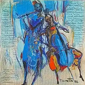 NURETTİN AKKAYA tarafından 2022 yılında 25x25 cm ölçülerinde Tuval üzeri yağlı boya tekniği ile yapılmıştır.