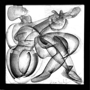 ALİ HERİSCHİ tarafından 2022 yılında 25x25 cm ölçülerinde Kağıt üzeri karışık teknik tekniği ile yapılmıştır.