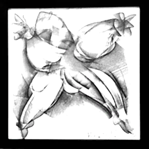 ALİ HERİSCHİ tarafından 2022 yılında 25x25 cm ölçülerinde Kağıt üzeri karışık teknik tekniği ile yapılmıştır.