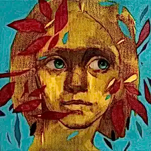 SEMA ÖCAL tarafından 2022 yılında 25x25 cm ölçülerinde Tuval üzeri yağlı boya tekniği ile yapılmıştır.