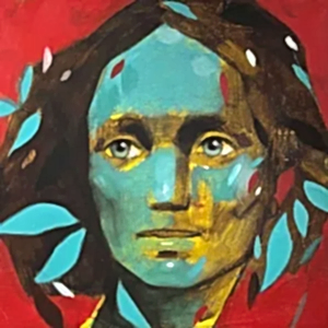 SEMA ÖCAL tarafından 2022 yılında 25x25 cm ölçülerinde Tuval üzeri yağlı boya tekniği ile yapılmıştır.