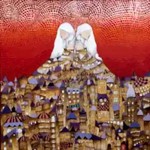 BİNNUR YÜCEBAŞ RUOCCO tarafından 2021 yılında 60x60 cm ölçülerinde Tuval üzeri yağlı boya tekniği ile yapılmıştır.