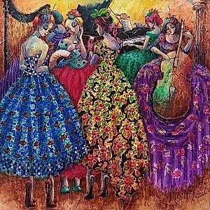 DERYA YILDIZ tarafından 2021 yılında 60x60 cm ölçülerinde Tuval üzeri yağlı boya tekniği ile yapılmıştır.