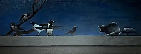 YİĞİT ALTIPARMAKOĞULLARI tarafından 2019 yılında 55x140 cm ölçülerinde Tuval üzeri yağlı boya tekniği ile yapılmıştır.