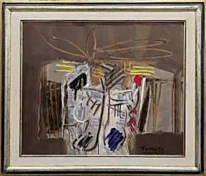 ADNAN TURANİ tarafından 1989 yılında 50x58 cm ölçülerinde Duralit üzeri yağlı boya tekniği ile yapılmıştır.