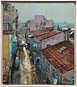 KADİR ABLAK tarafından 80x70 cm ölçülerinde Tuval üzeri yağlı boya tekniği ile yapılmıştır.