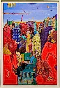 HAKAN ESMER tarafından 180x120 cm ölçülerinde Tuval üzeri yağlı boya tekniği ile yapılmıştır.