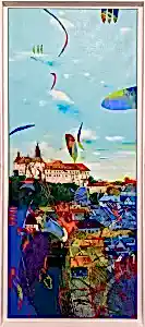 HAKAN ESMER tarafından 2017 yılında 180x75 cm ölçülerinde Tuval üzeri yağlı boya tekniği ile yapılmıştır.