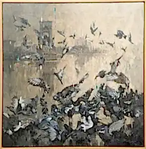 OSMAN AKÇA  tarafından 2019 yılında 100x100 cm ölçülerinde Tuval üzeri yağlı boya tekniği ile yapılmıştır.