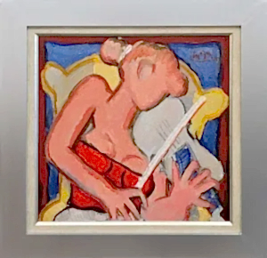 ADNAN TURANİ tarafından 2015 yılında 35x35 cm ölçülerinde Duralit üzeri yağlı boya tekniği ile yapılmıştır.