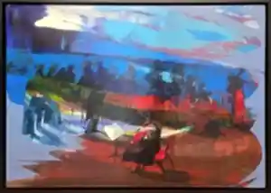 HAKAN ERASLAN tarafından 2014 yılında 90x120 cm ölçülerinde Tuval üzeri akrilik boya tekniği ile yapılmıştır.