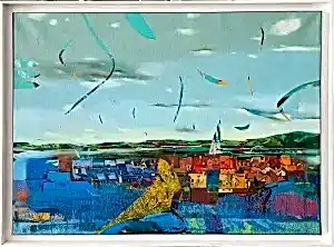 HAKAN ESMER tarafından 2017 yılında 89x116 cm ölçülerinde Tuval üzeri yağlı boya tekniği ile yapılmıştır.