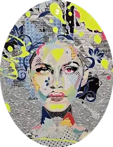 ALEA PINAR DU PRE tarafından 2021 yılında 87x67 cm ölçülerinde Tuval üzeri karışık teknik tekniği ile yapılmıştır.